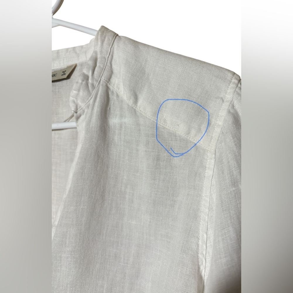 Zara Basic White Button Down Shirt for Women,100%… - image 5